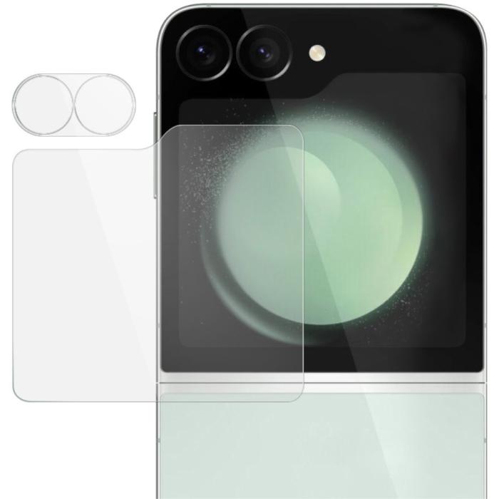 Bild 3, IMAK IMAK Galaxy Z Flip 6 Skärmskydd Inkl.Linsskydd Härdat Glas