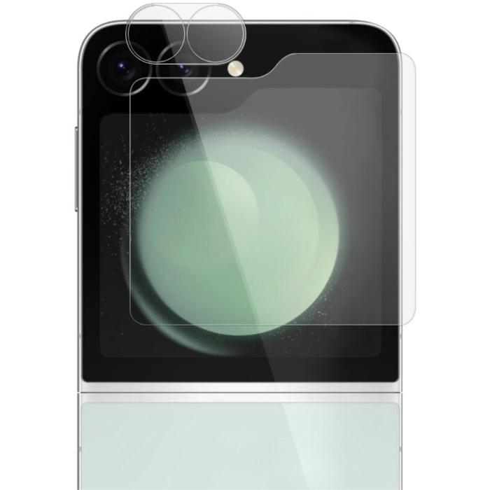 Bild 5, IMAK IMAK Galaxy Z Flip 6 Skärmskydd Inkl.Linsskydd Härdat Glas