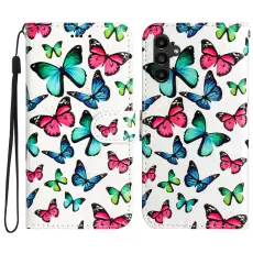  Samsung Galaxy S25 FE Fodral Med Tryck Fj&auml;rilar
