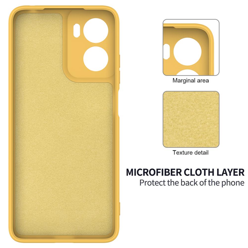  Motorola Moto G06 Power Skal Liquid Silikon Gul