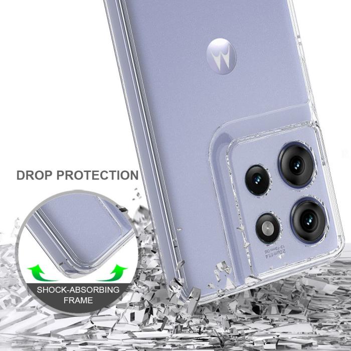 Bild 4,  Motorola Edge 50 Skal TPU / Akryl Shockproof Transparent