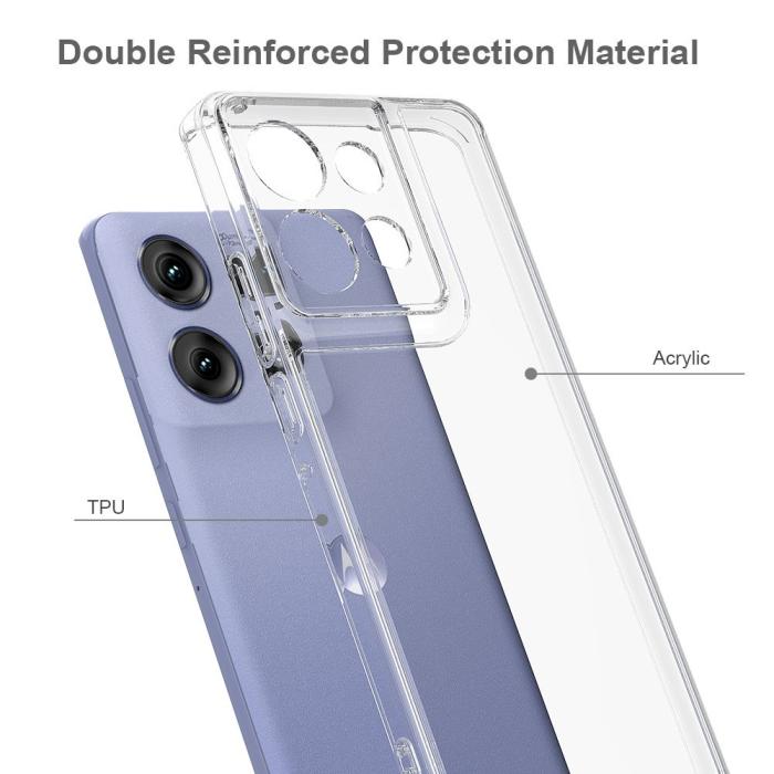 Bild 6,  Motorola Edge 50 Skal TPU / Akryl Shockproof Transparent