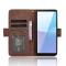  Sony Xperia 10 VI Fodral Med Avtagbart Kortfodral Brun