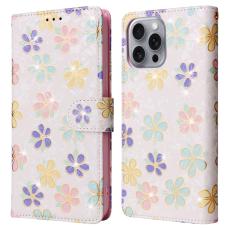  iPhone 16 Pro Max Fodral Med Tryck F&auml;rgglada Blommor RFID
