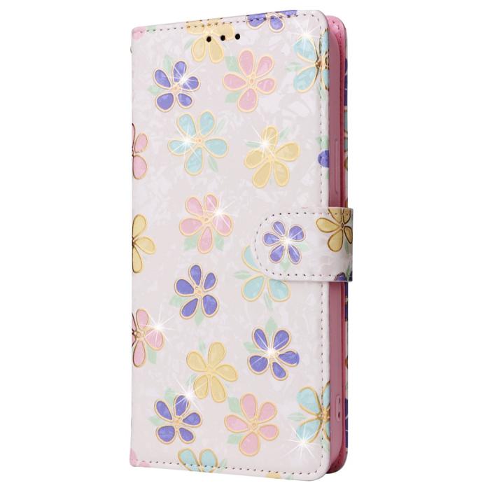 Bild 6,  iPhone 16 Pro Max Fodral Med Tryck Färgglada Blommor RFID
