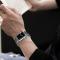ColorPop Apple Watch 42/44/45/46/49 mm Armband Nylon Trail Loop Svart/Grå
