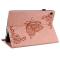  Samsung Galaxy Tab A11 / A9 Fodral Butterfly Flower Rosa