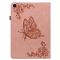  Samsung Galaxy Tab A11 / A9 Fodral Butterfly Flower Rosa