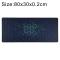  800 x 300 mm Musmatta/Skrivbordsmatta Green Honeycomb