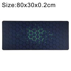  800 x 300 mm Musmatta/Skrivbordsmatta Green Honeycomb