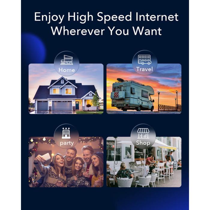 Bild 10, Cudy Cudy 5G Router P5 Rel 16 AX3000 Gigabit Dual-SIM Svart