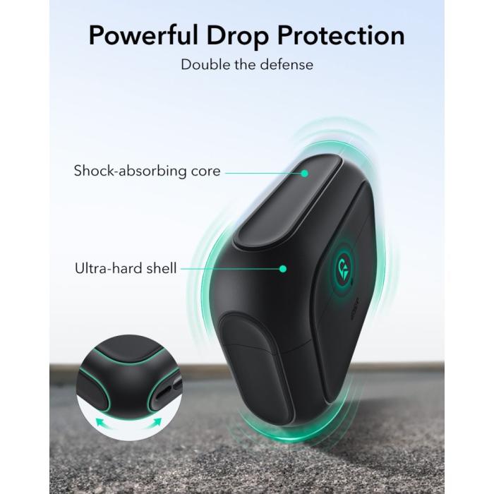 Bild 5, ESR ESR AirPods Pro 3 Skal MagSafe Orbit HaloLock Svart