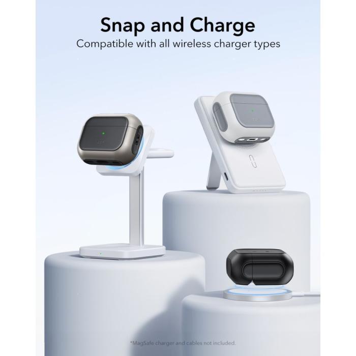 Bild 6, ESR ESR AirPods Pro 3 Skal MagSafe Orbit HaloLock Svart