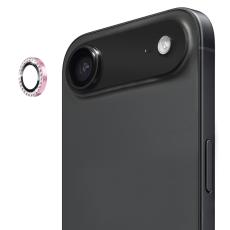 ENKAY ENKAY iPhone Air Linsskydd Strass Rosa