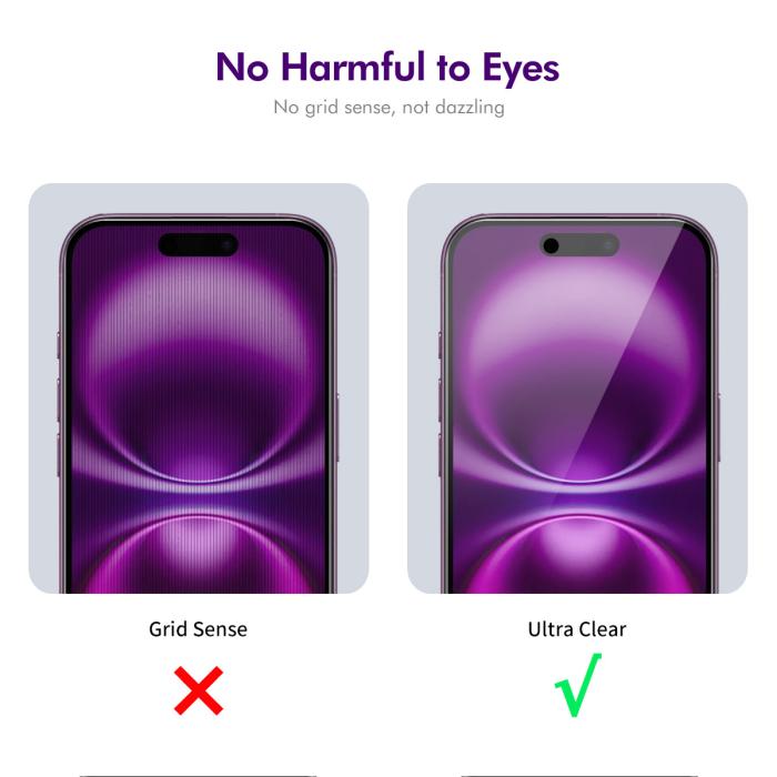 Bild 5, ENKAY ENKAY iPhone Air Skärmskydd Härdat Glas Privacy
