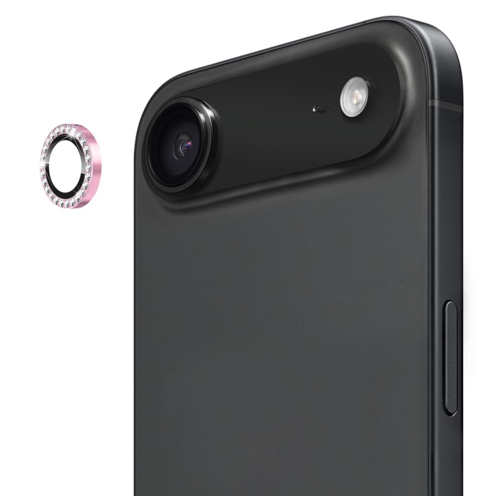 ENKAY ENKAY iPhone Air Linsskydd Strass Rosa