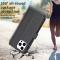  iPhone 15 Pro Fodral 9-Kort Multifunktionell Svart