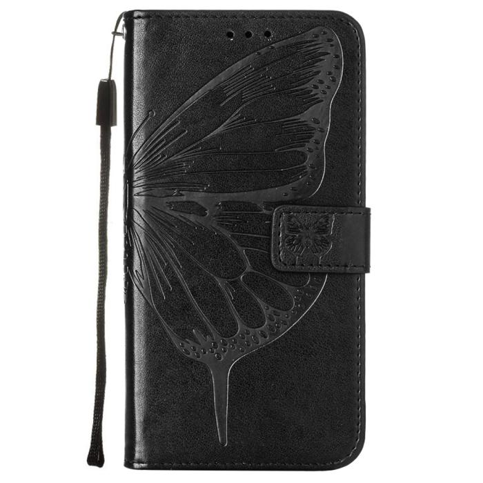 Bild 2,  Xiaomi Mi 11i - Butterfly Läder Fodral - Svart