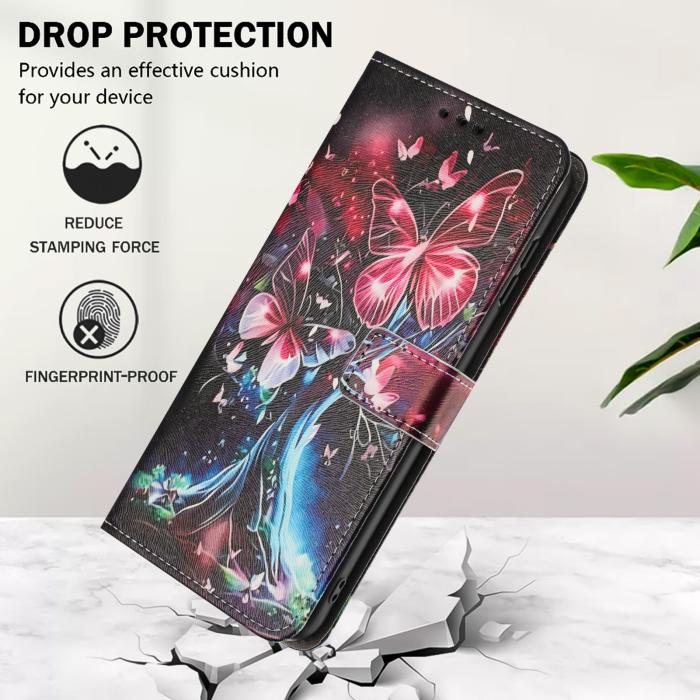 Bild 5,  Samsung Galaxy A27 5G Fodral Läder Fjäril/Träd