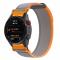  Klockarmband 26 mm Nylon Loop Grå/Orange