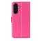  Samsung Galaxy A37 5G Fodral Litchi Läder Rosa