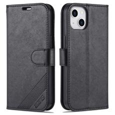 AZNS AZNS iPhone 15 Fodral L&auml;der Svart