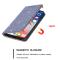  iPhone 15 Fodral Flip Glitter Grå