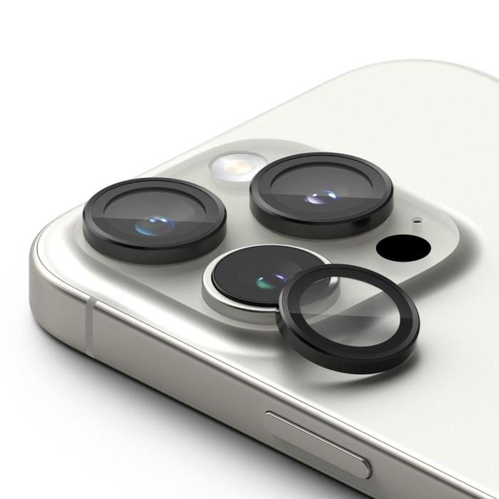 Bild 2, Ringke Ringke iPhone 16 Pro / 16 Pro Max 2-PACK Linsskydd Svart