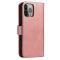  iPhone 13 Pro Plånboksfodral Läder Roséguld
