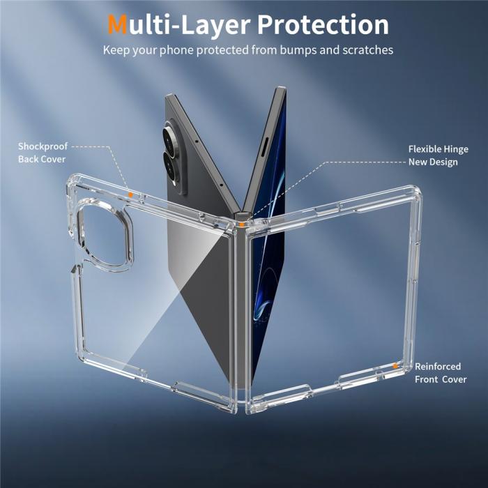 Bild 3,  Samsung Galaxy Z Fold 8 Skal TPU Shockproof Transparent