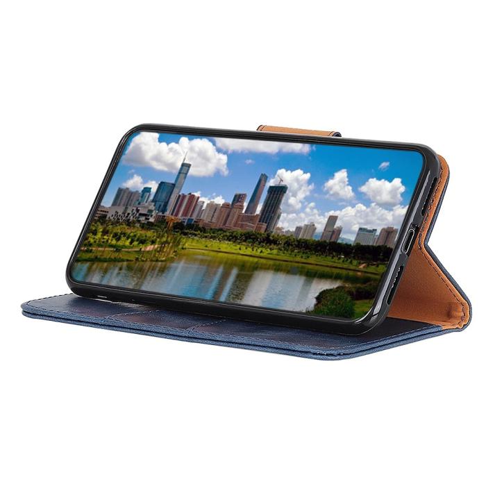 Bild 2,  OnePlus Nord 2T 5G Fodral Split Läder Blå