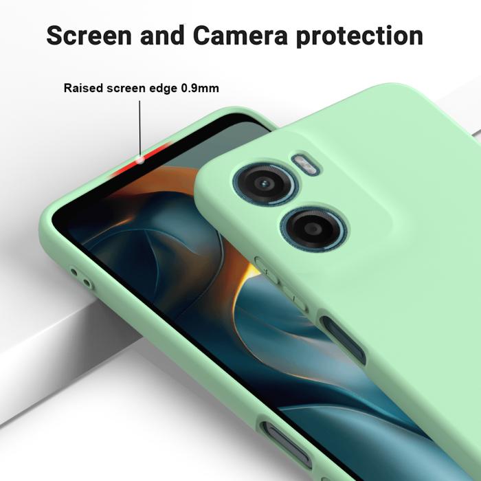 Bild 4,  Motorola Moto G06 Power Skal Liquid Silikon Grön