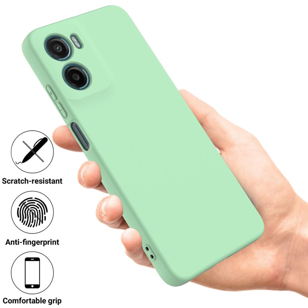  Motorola Moto G06 Power Skal Liquid Silikon Grön