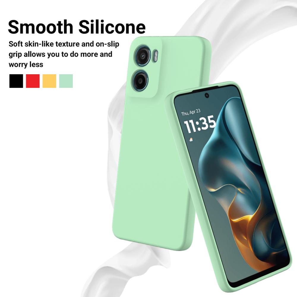  Motorola Moto G06 Power Skal Liquid Silikon Grön
