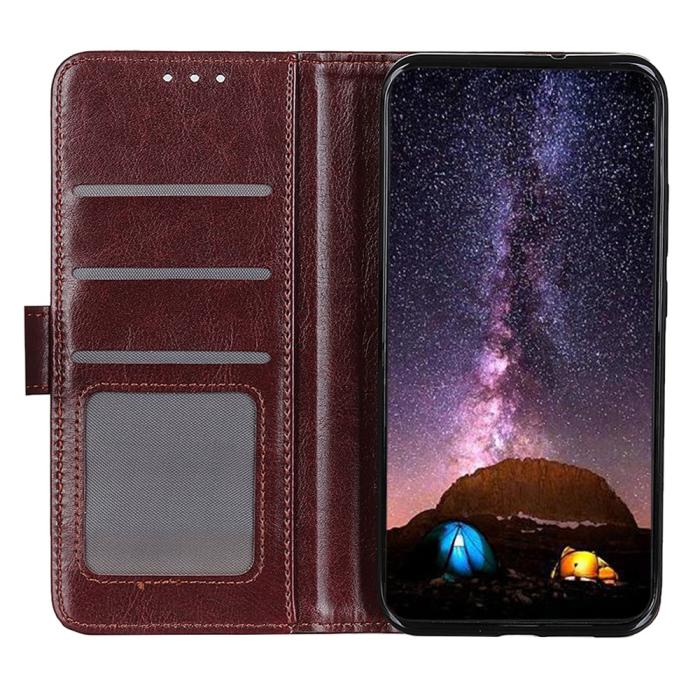Bild 6,  Motorola Moto G31 / G41 Fodral Retro Läder Brun