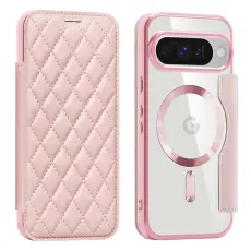  Google Pixel 10 / 10 Pro Fodral MagSafe Rhombus Rosa