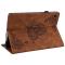  Samsung Galaxy Tab A11 / A9 Fodral Butterfly Flower Brun