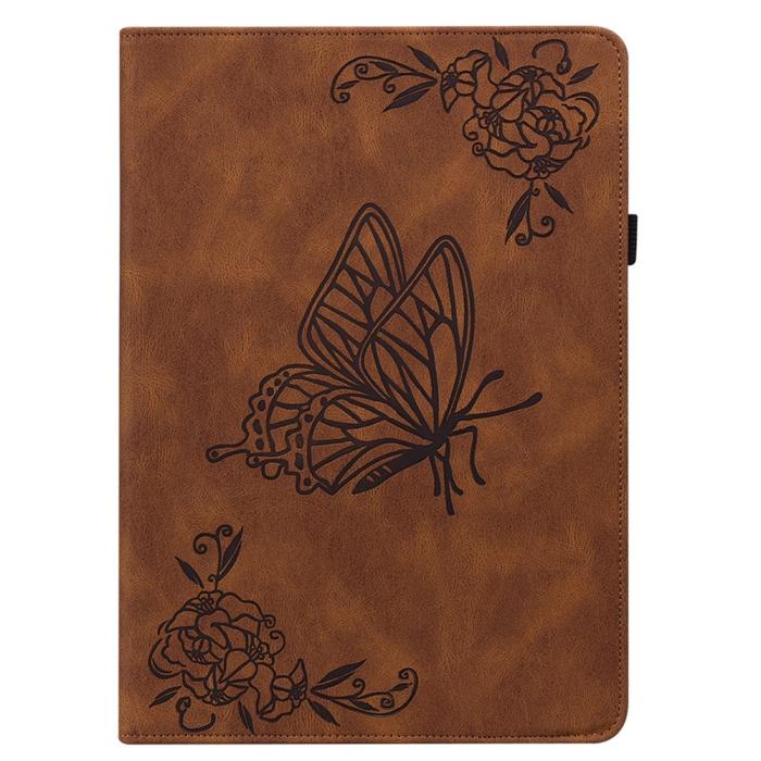 Bild 6,  Samsung Galaxy Tab A11 / A9 Fodral Butterfly Flower Brun