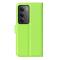  Xiaomi Redmi 15 Fodral Litchi Läder Grön