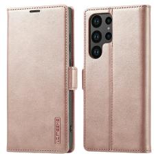 LC.IMEEKE LC.IMEEKE Samsung Galaxy S26 Ultra Fodral L&auml;der Ros&eacute;guld