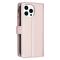  iPhone 15 Pro Fodral 9-Kort Multifunktionell Roséguld