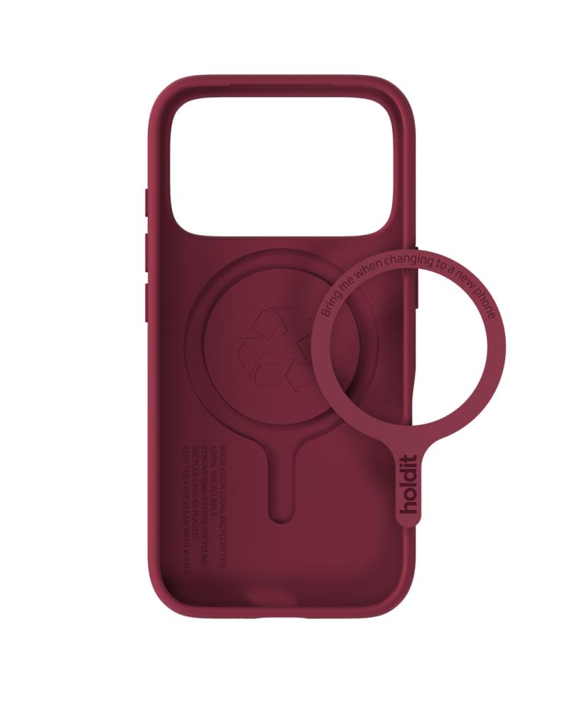 holdit holdit iPhone 17 Pro Max Mobilskal Soft MagSafe Red Velvet