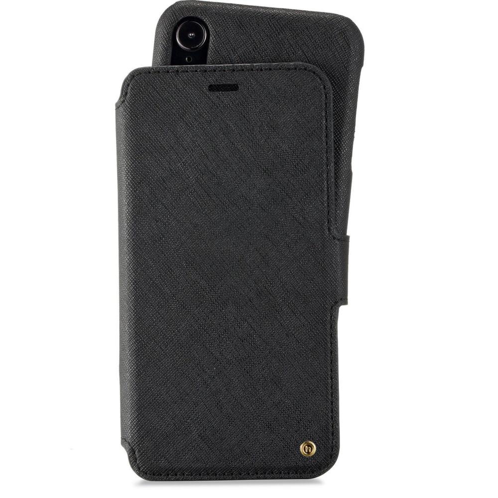 holdit holdit iPhone XR - Stockholm 2in1 Magnet Fodral / Skal - Svart