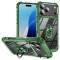  iPhone 17 Pro Skal Shockproof Ring Hybrid Grön