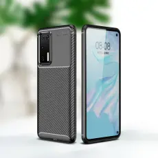  Huawei P40 - Kolfiber Skal - Svart