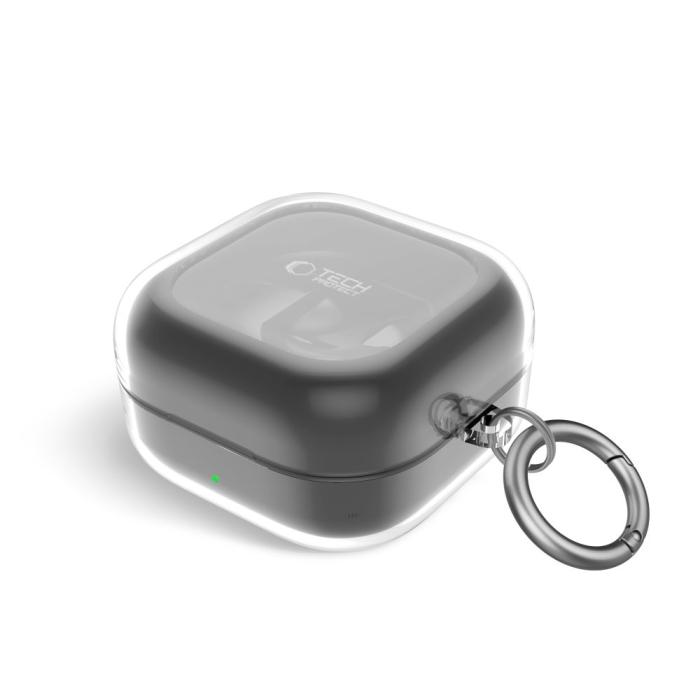 Bild 3, Tech-Protect Tech-Protect Galaxy Buds 4 / 4 Pro Skal FlexAir Transparent