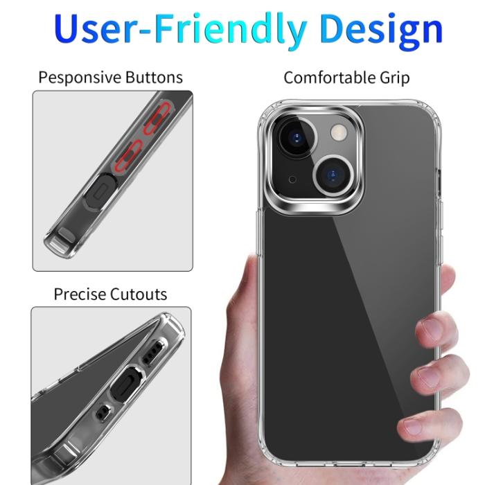 Bild 3,  iPhone 14 Plus Skal Akryl/TPU Transparent