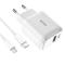 Tech-Protect Tech-Protect 20W Väggladdare PD Inkl. USB-C - Lightning Kabel Vit