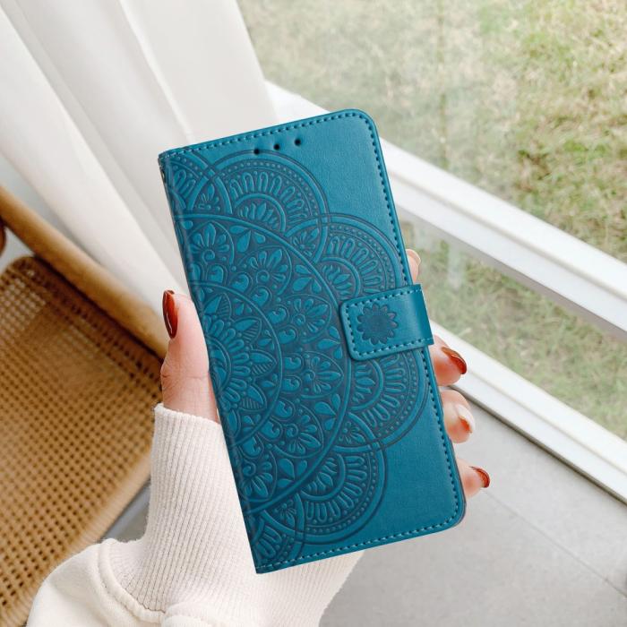Bild 5,  Samsung Galaxy A16 / A26 5G Fodral Mandala Läder Blå