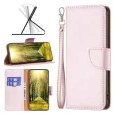  Nokia G11 / G21 Fodral Shark Litchi Ros&eacute;guld